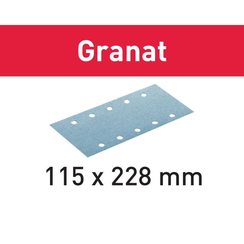 Materiały ścierne Granat 115x228 P60 GR/50 498945 Materiały ścierne Granat 115x228 P60 GR/50 498945