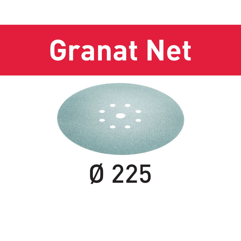 Materiały ścierne z włókniny Granat Net D225 P80 GR NET/25 203312 Materiały ścierne z włókniny Granat Net D225 P80 GR NET/25 203312