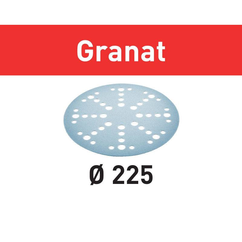 Materiały ścierne Granat D225 P60 GR/25 205654 Materiały ścierne Granat D225 P60 GR/25 205654