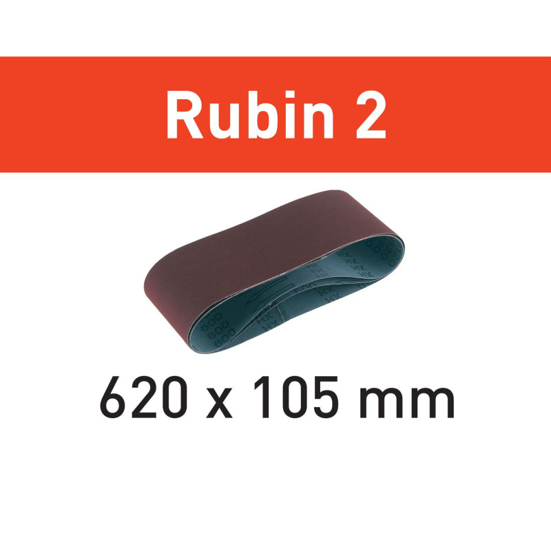 Taśma szlifierska Rubin 2 L620x105 P100 RU/10 499152