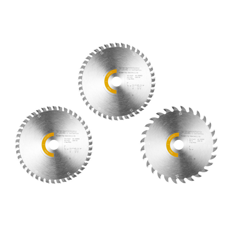 Zestaw tarcz pilarskich KSB-SORT/3 W 160x1,8 578547