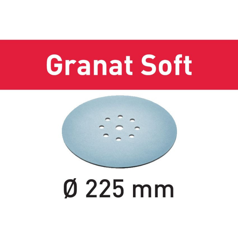Materiały ścierne Granat Soft D225 P400 GR SOFT/25 204228