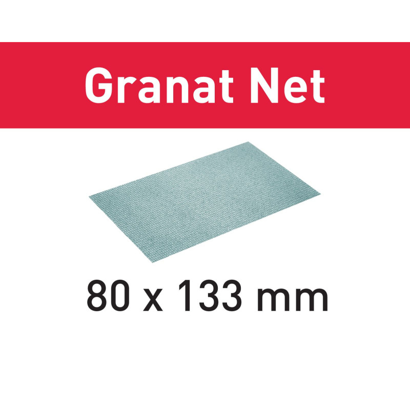 Materiały ścierne z włókniny Granat Net 80x133 P240 GR NET/50 203291