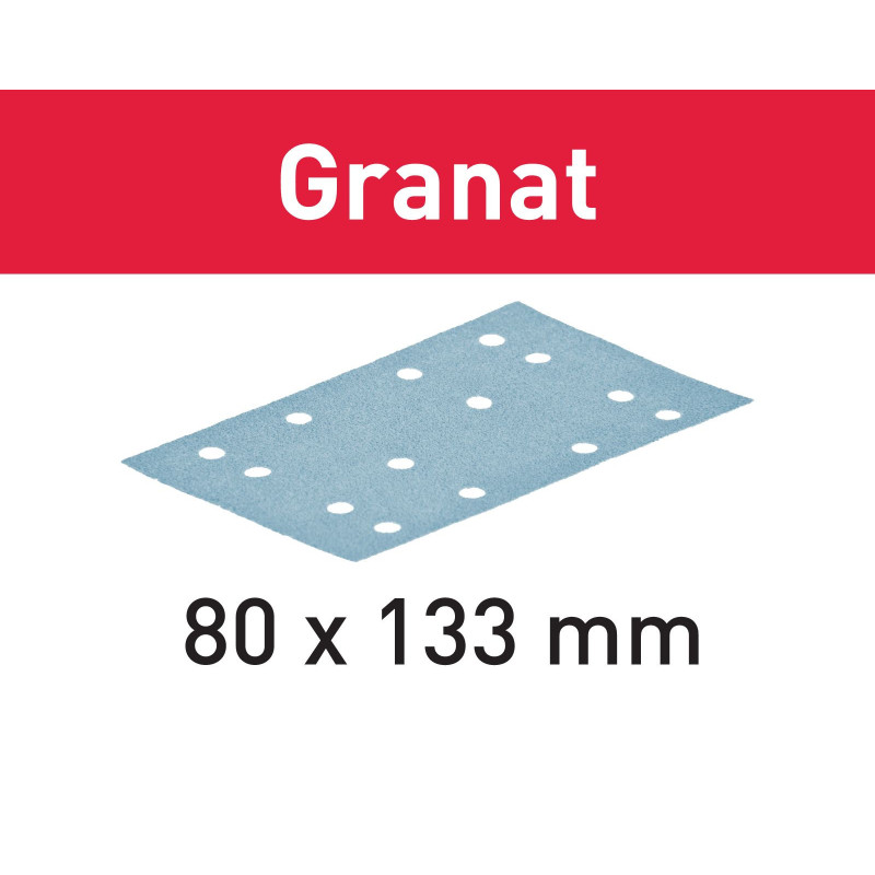 Materiały ścierne Granat 80x133 P240 GR/100 497124