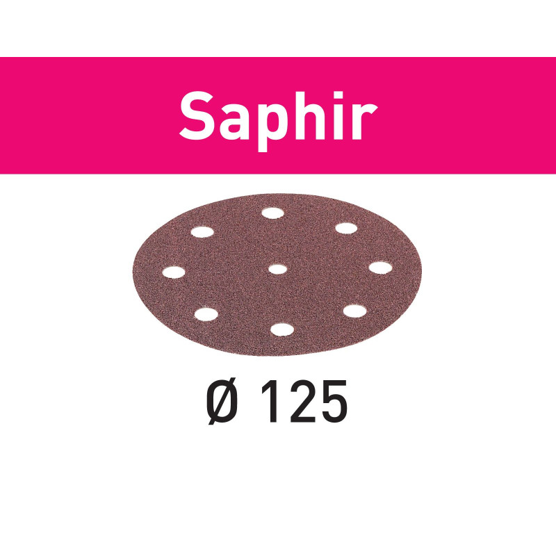 Materiały ścierne Saphir D125 P80 SA/25 493127