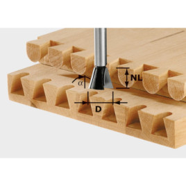 Frez do płetwin i wczepów HW S8 D13,8/13,5/15° 490992