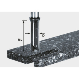 Frez z płytkami wymiennymi do wpustów HW S12 D14/45 WM 491110