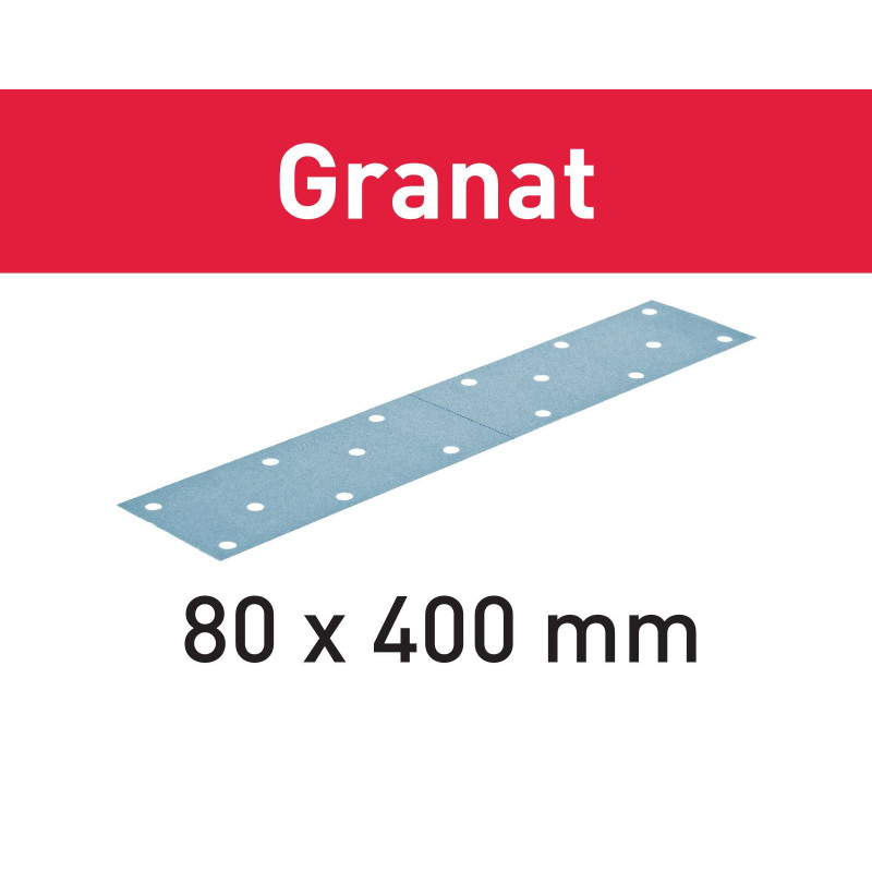 Materiały ścierne Granat 80x400 P80 GR/50 497159